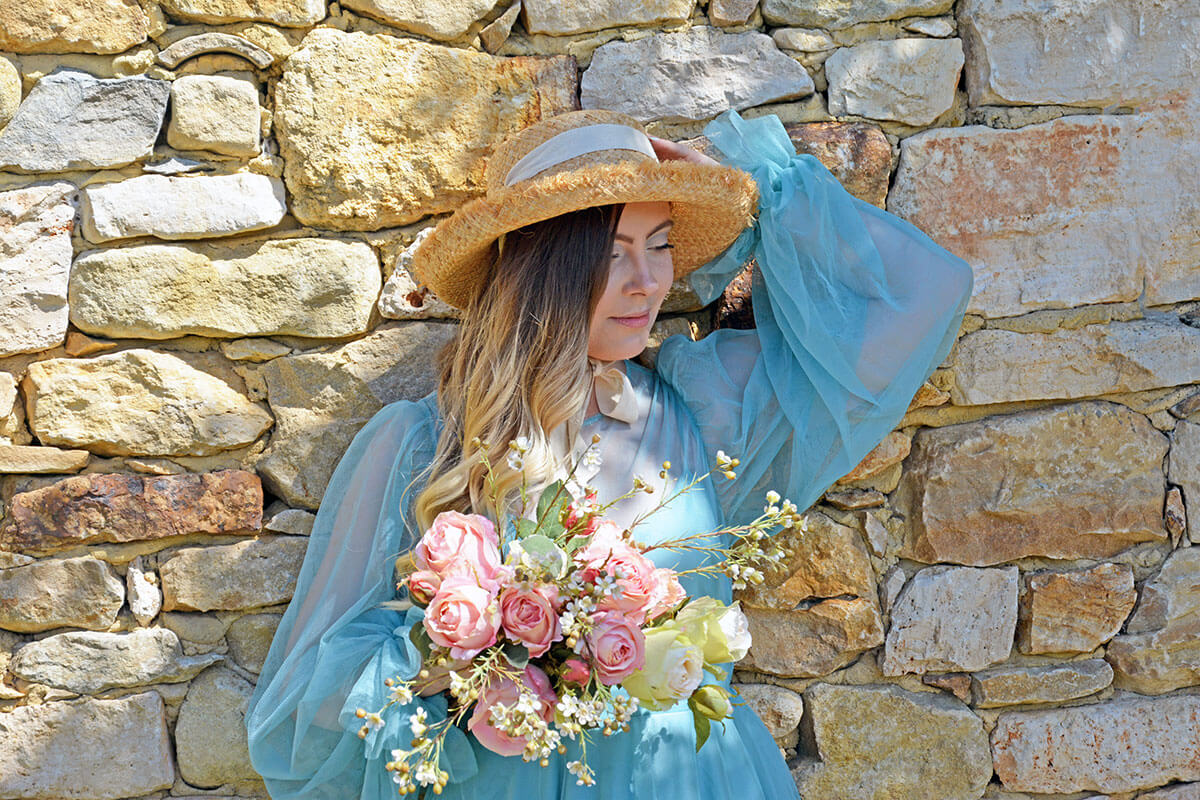 Fashion blogger in Provence