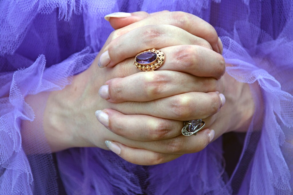 Amethyst Gemstone Jewellery Rings