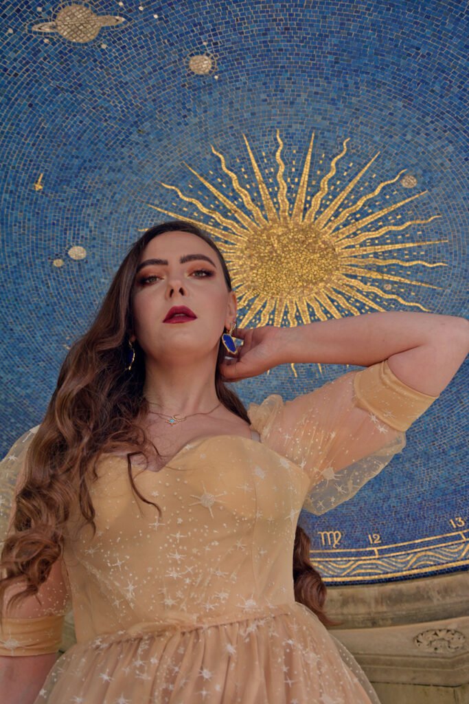 Crescent Moon in Jewellery, Sun and Stars - Influencer in crescent moon necklace