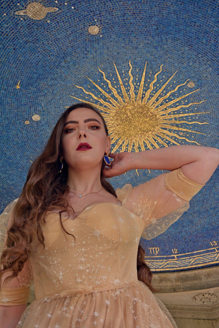 Crescent Moon in Jewellery, Sun and Stars - Influencer in crescent moon necklace